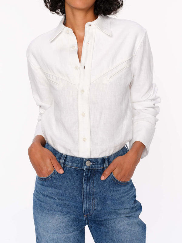 dl1961 Lisette Shirt Western Linen