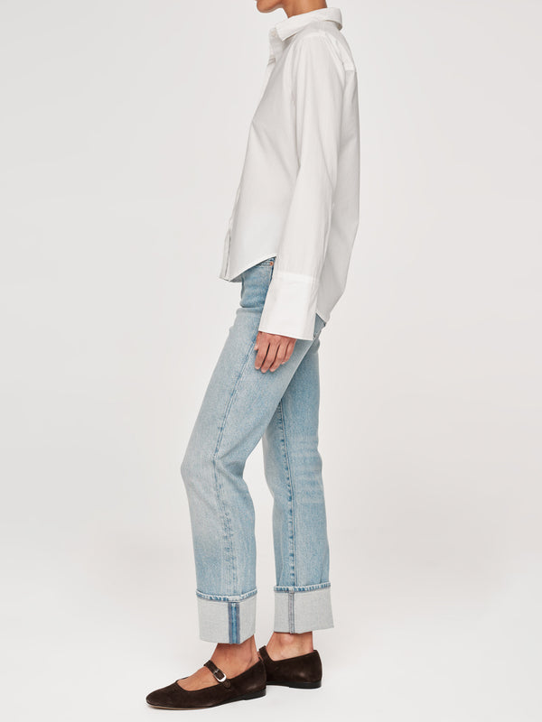 Dl1961 Lisette Shirt White Poplin