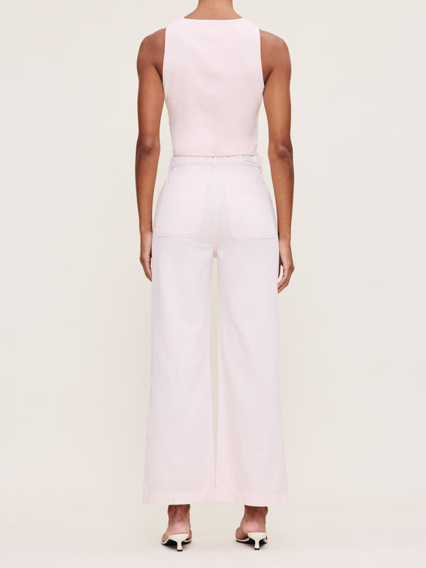 Dl1961 Lizzie Top Cropped Primrose Pink