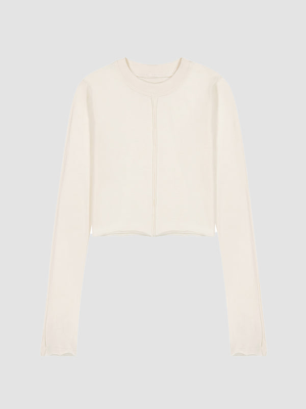 dl1961 Long Sleeve Tee Manilla Raw