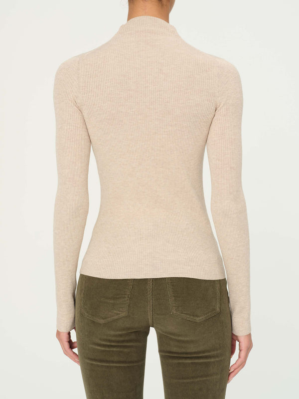 Dl1961 Long Sleeve Turtleneck Biscuit