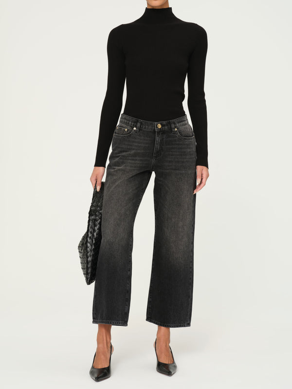 Dl1961 Long Sleeve Turtleneck Black