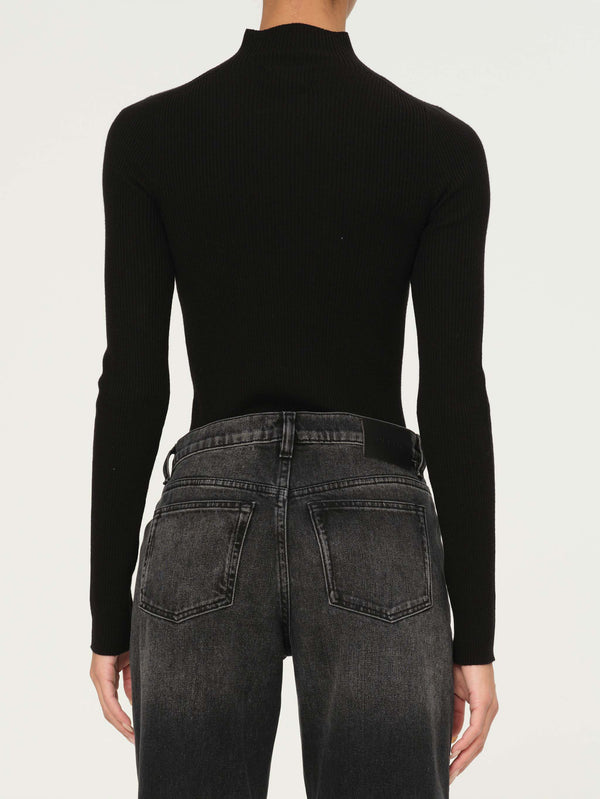 Dl1961 Long Sleeve Turtleneck Black