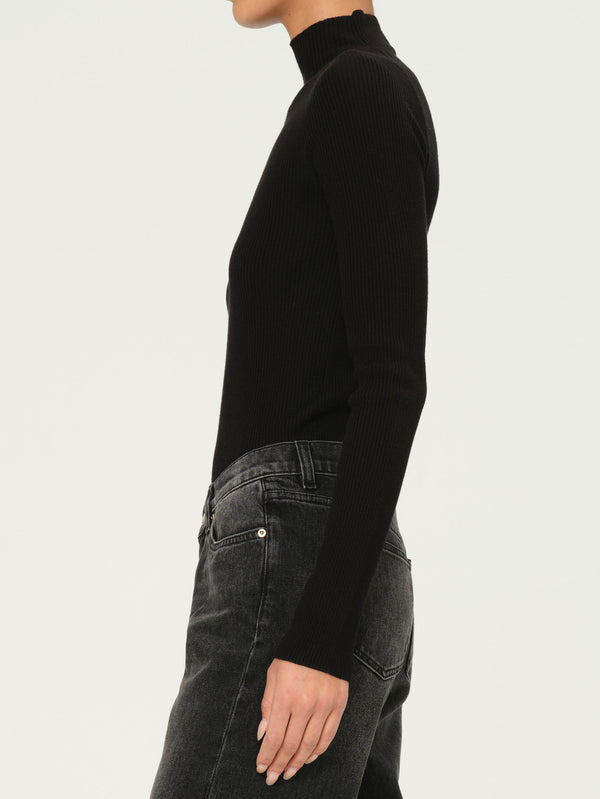 Dl1961 Long Sleeve Turtleneck Black