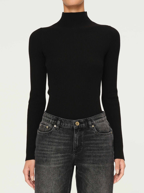 dl1961 Long Sleeve Turtleneck Black