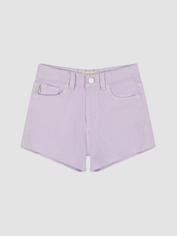 dl1961 Lucy Shorts High Rise Lilac Cloud