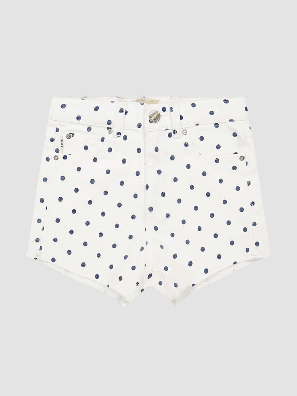 dl1961 Lucy Shorts High Rise Marine Dots
