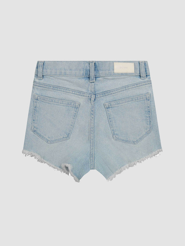Dl1961 Lucy Shorts High Rise Poolside Frayed