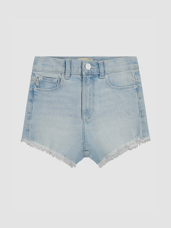 dl1961 Lucy Shorts High Rise Poolside Frayed