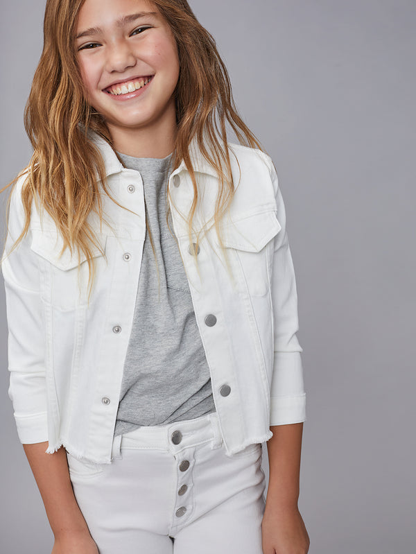 Dl1961 Manning Denim Jacket Milk Raw