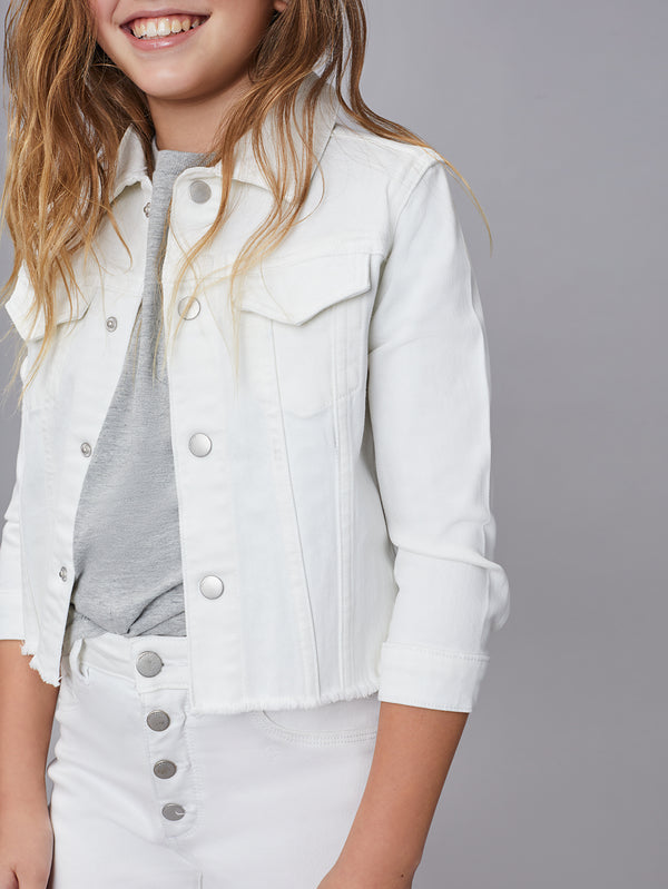 Dl1961 Manning Denim Jacket Milk Raw