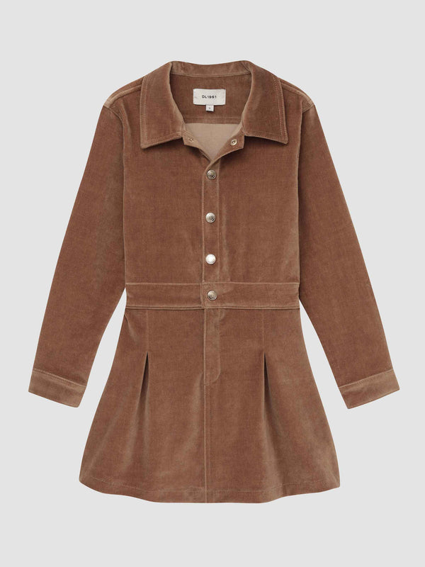 dl1961 Manning Dress Teakwood