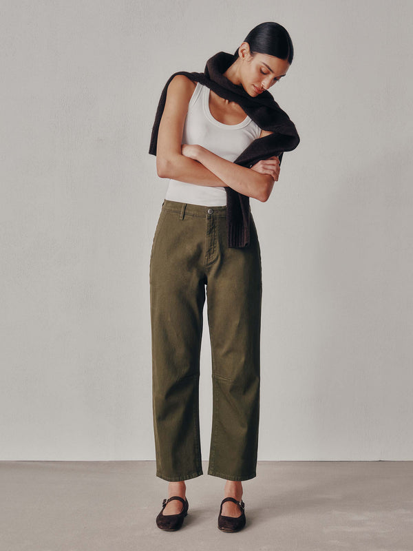 dl1961 Miro Barrel High Rise 28" Jeans Trellis