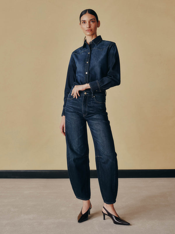 dl1961 Miro Barrel High Rise 28" Jeans Ventura