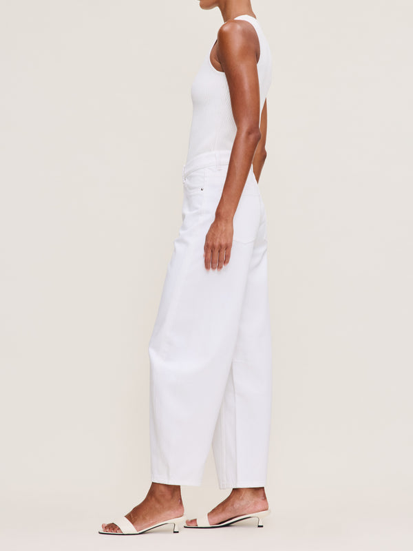 Dl1961 Miro Barrel High Rise 28" Jeans White