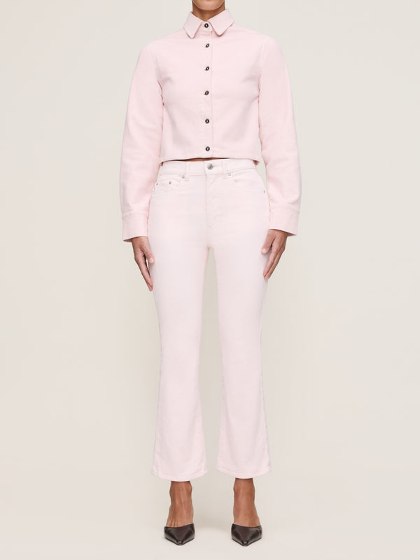 Dl1961 Montauk Shirt Long Sleeve Powder Pink