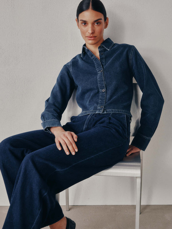 dl1961 Montauk Shirt Long Sleeve Rain Storm