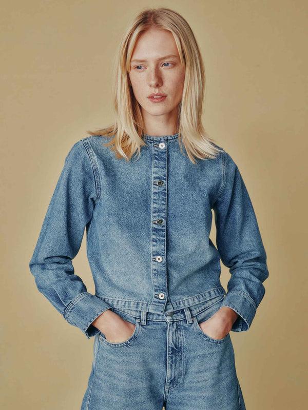 dl1961 Montauk Shirt Long Sleeve Salt Lake