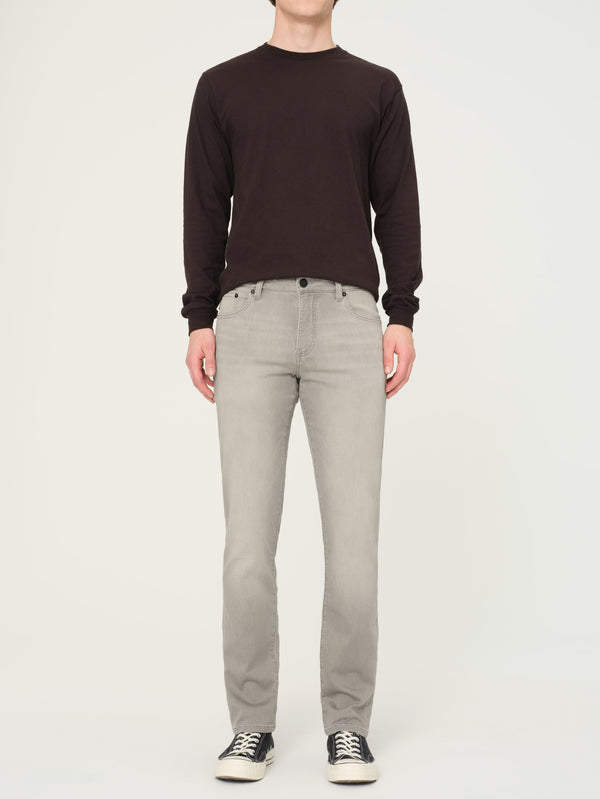 dl1961 Nick Slim Jeans Washed Grey Knit
