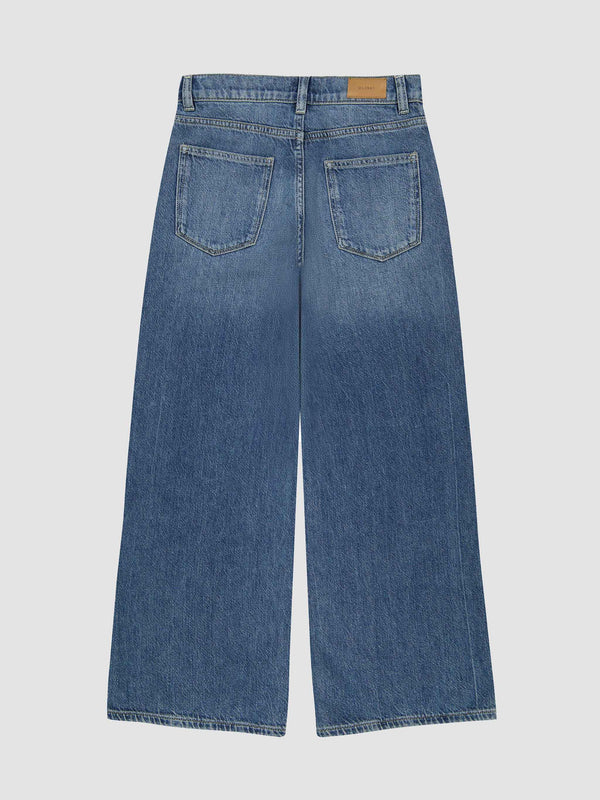 Dl1961 Nini Wide Leg Low Rise Jeans Blue Harbor