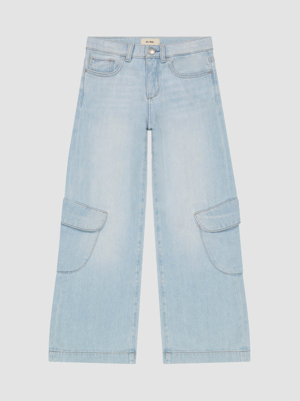 dl1961 Nini Wide Leg Low Rise Poolside Cargo