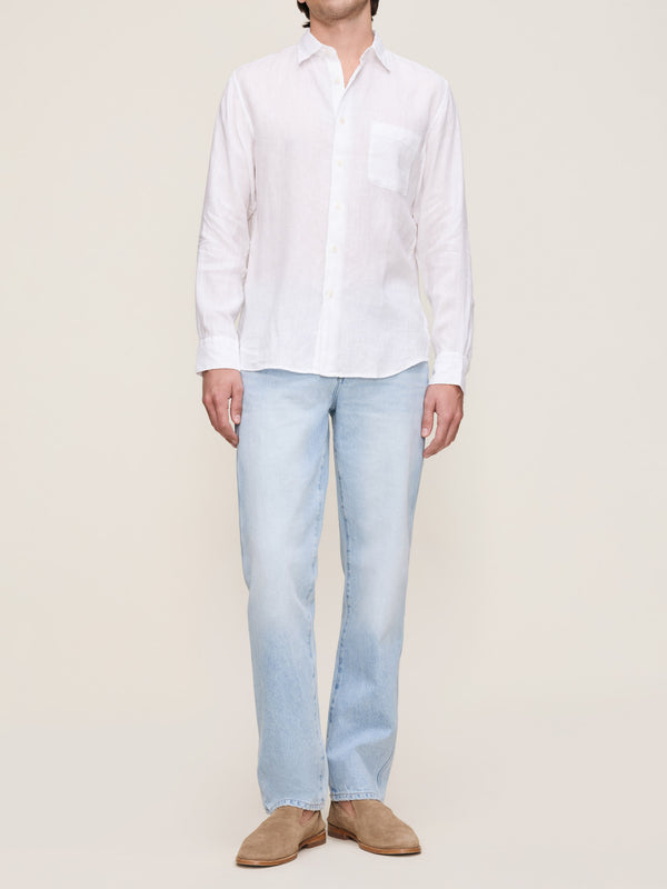 dl1961 Noah Rigid Straight Jeans Blue Mist