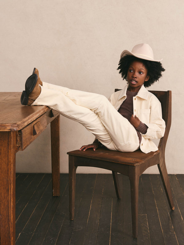 dl1961 Olivia Shirt Manilla Corduroy