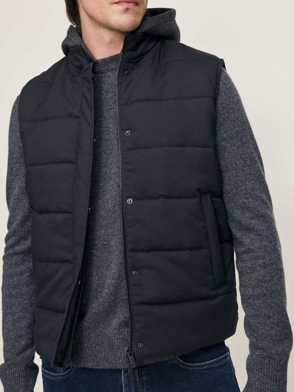 dl1961 Padded Vest Black Onyx