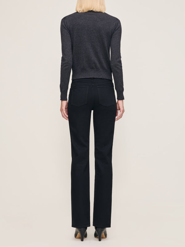 Dl1961 Patti Straight High Rise 31" Jeans Black