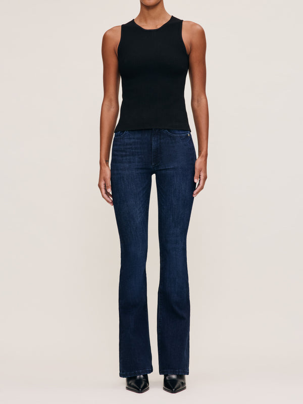 Dl1961 Racer Tank Instasculpt™ Rib Black