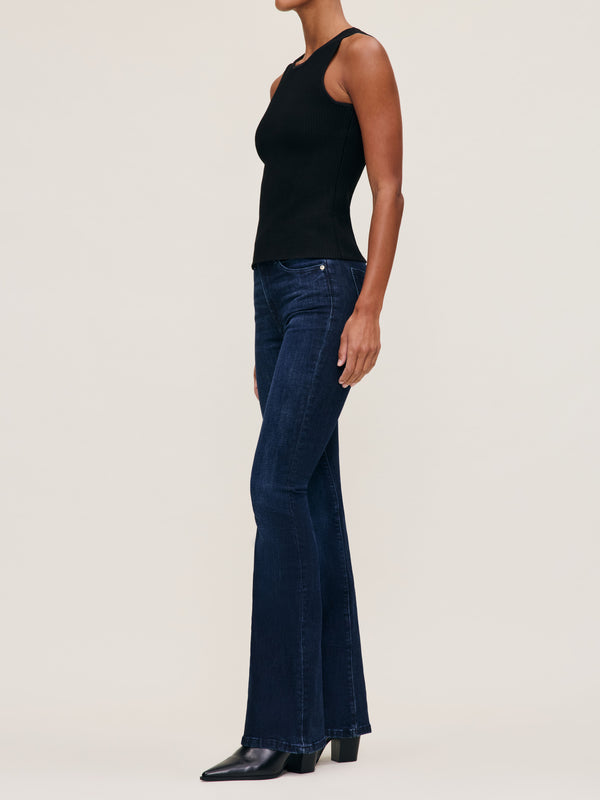 Dl1961 Racer Tank Instasculpt™ Rib Black