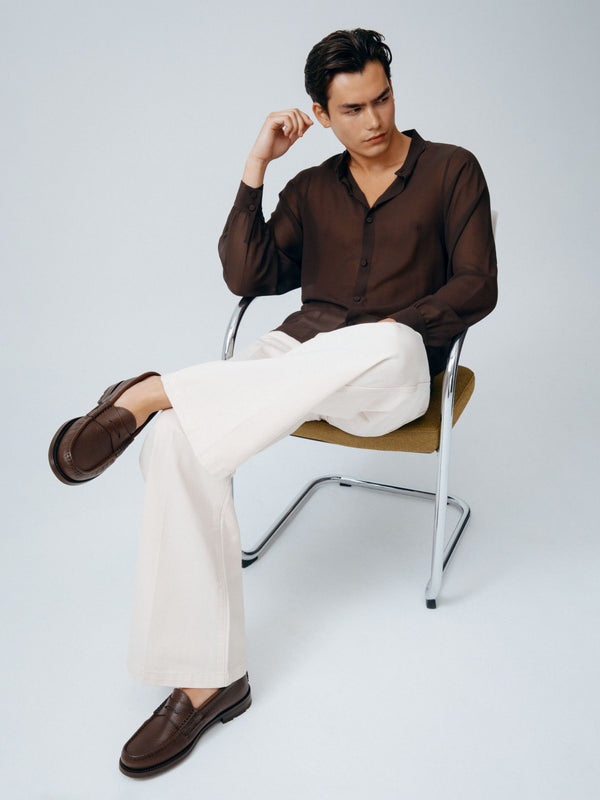 Dl1961 Rhodes Relaxed Boot Jeans Flax