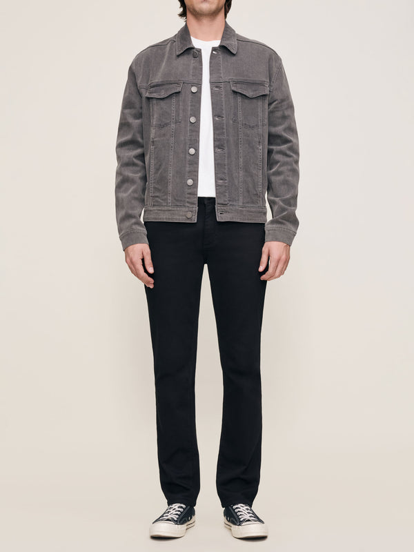 dl1961 Russell Slim Straight Jeans Cavern (Black)