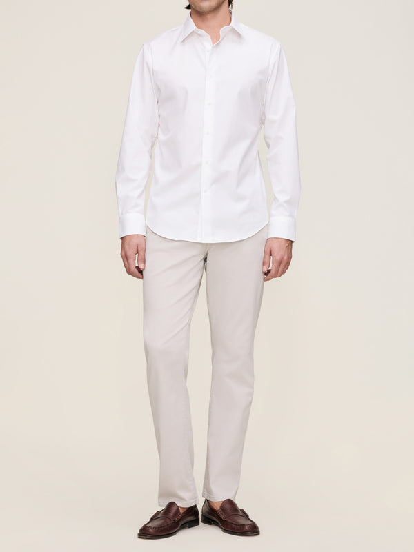 dl1961 Russell Slim Straight Pants Light Grey