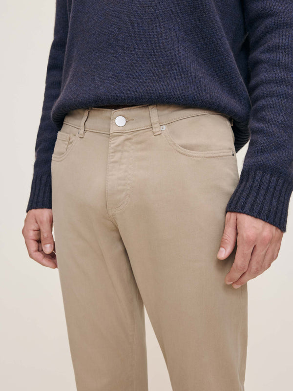 Dl1961 Russell Slim Straight Pants Soft Beige