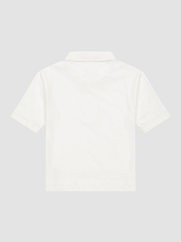 Dl1961 Short Sleeve Polo White