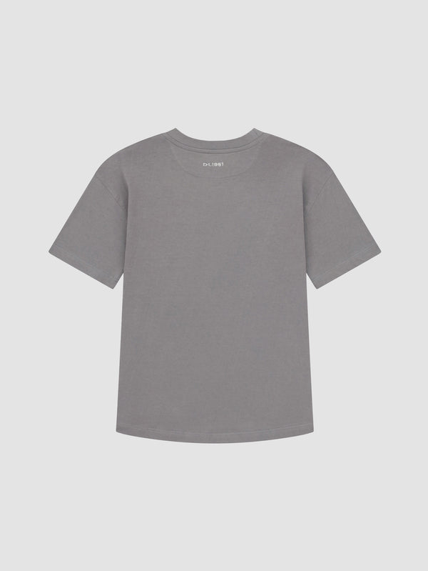 Dl1961 Short Sleeve Tee Lunar Stone