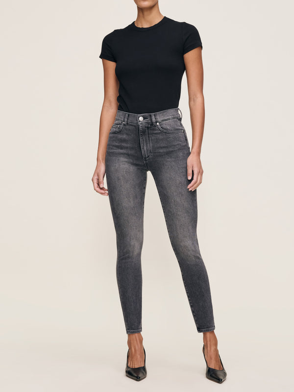 Dl1961 Shrunken Tee Black