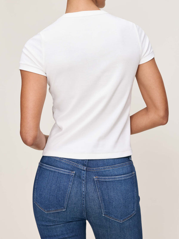 Dl1961 Shrunken Tee White