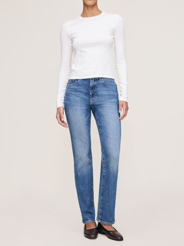 Dl1961 Shrunken Tee White