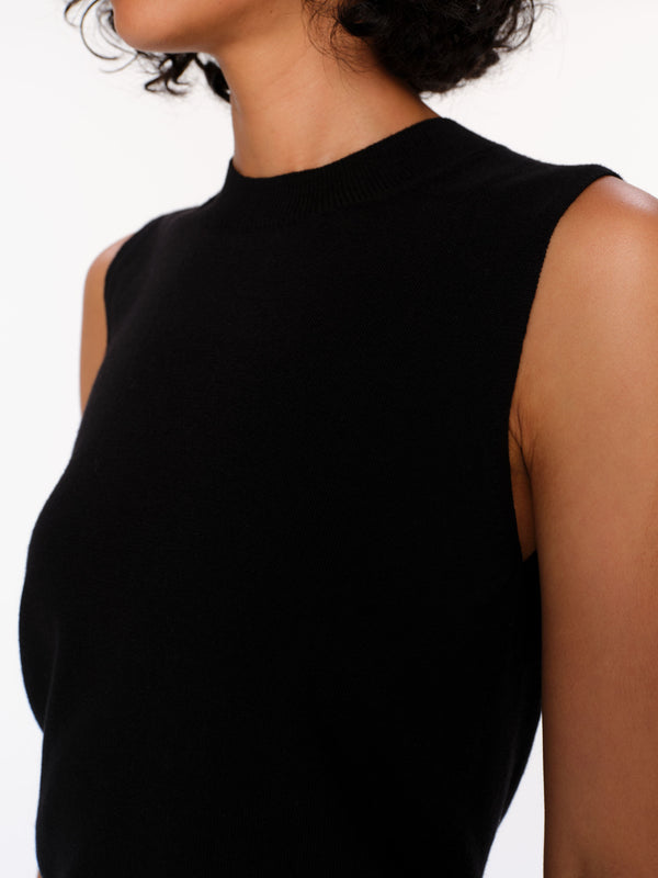 Dl1961 Sleeveless Crewneck Black