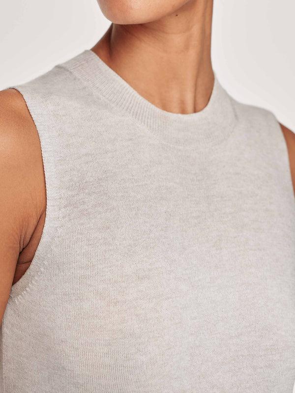 Dl1961 Sleeveless Crewneck Lather