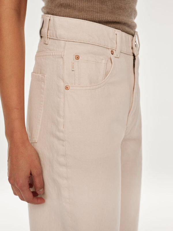 Dl1961 Taylor Barrel Ultra High Rise 27" Jeans Flax