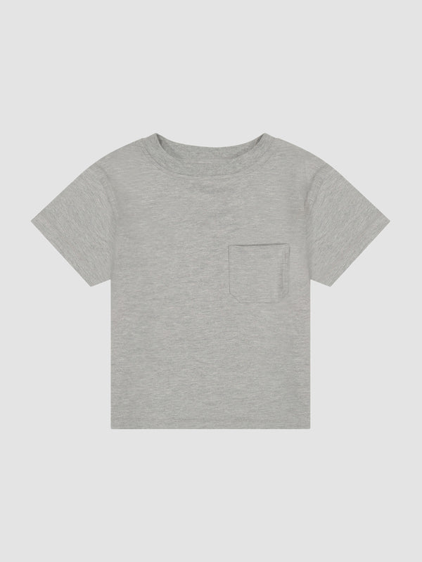 dl1961 Tee Short Sleeve Heather Grey