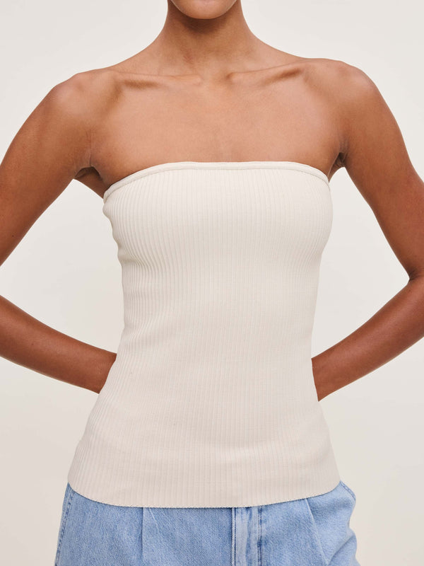 Dl1961 Tube Top Instasculpt™ Rib Ecru