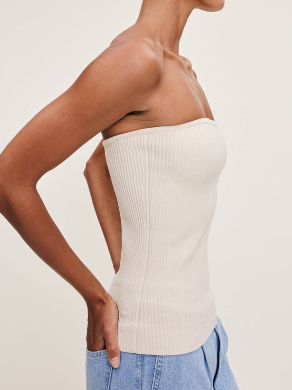 Dl1961 Tube Top Instasculpt™ Rib Ecru
