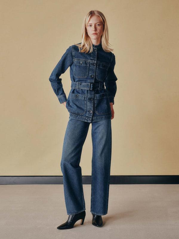 dl1961 Utility Jacket Moon Lake