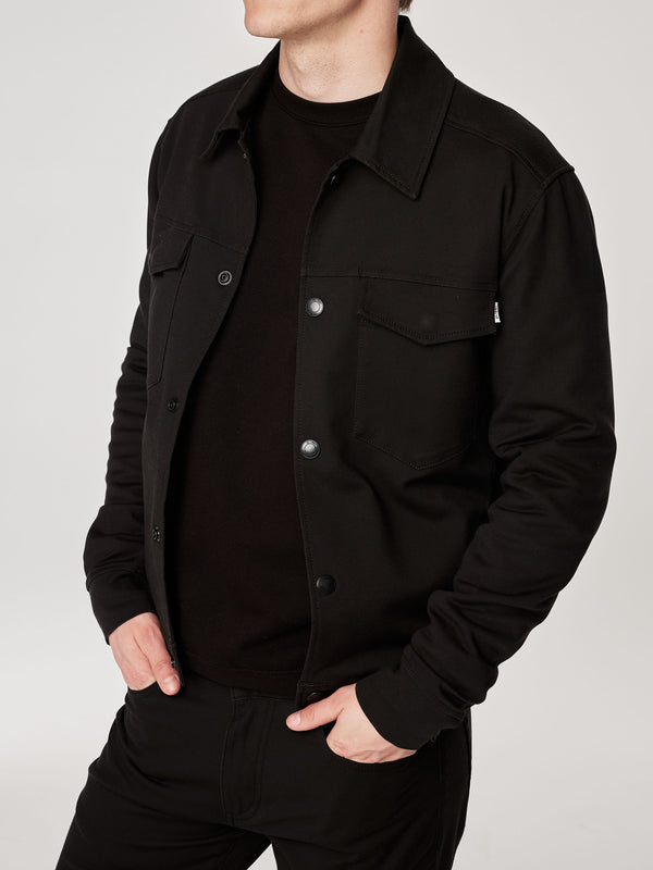 Dl1961 Vaughn Trucker Jacket Black Onyx