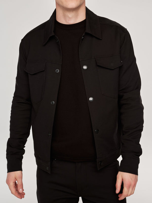 dl1961 Vaughn Trucker Jacket Black Onyx