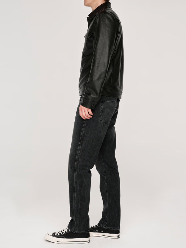 Dl1961 Vaughn Trucker Jacket Obsidian (Black)